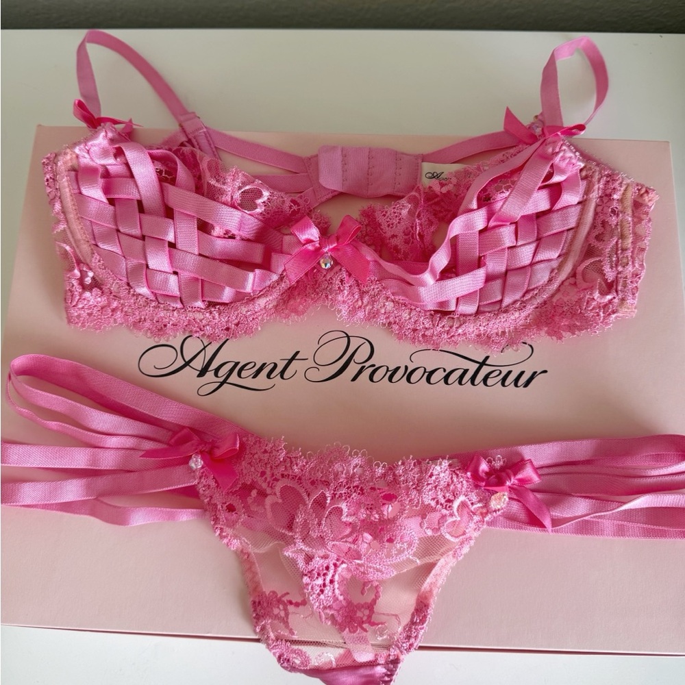 Agent Provocateur Pink Lingerie Set 🎀